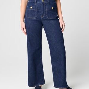 J. Crew Dark Blue Flare Jeans